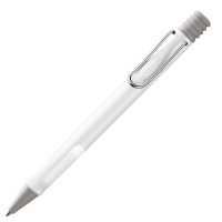 Długopis LAMY Safari 219, M, z niebieskim wkładem, biały, Długopisy, Artykuły do pisania i korygowania