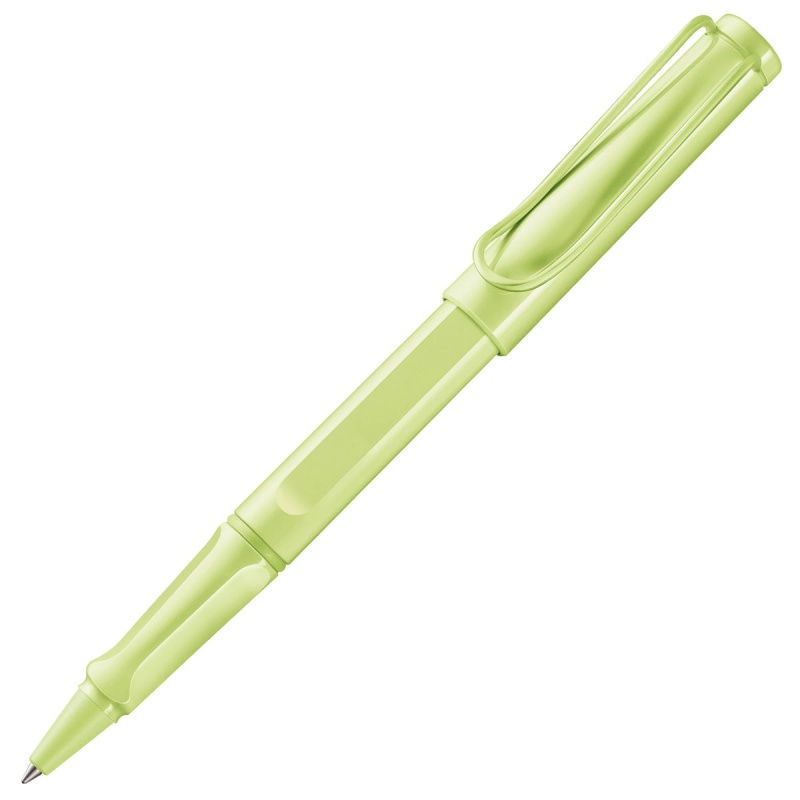 Rollerball pen LAMY Safari 3D0, M, with blue refill, light green