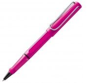 Rollerball pen LAMY Safari 313, M, with blue refill, pink