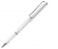 Rollerball pen LAMY Safari 319, M, with black refill, white