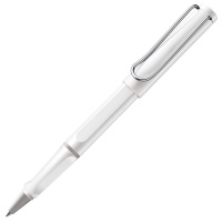Rollerball pen LAMY Safari 319, M, with blue refill, white