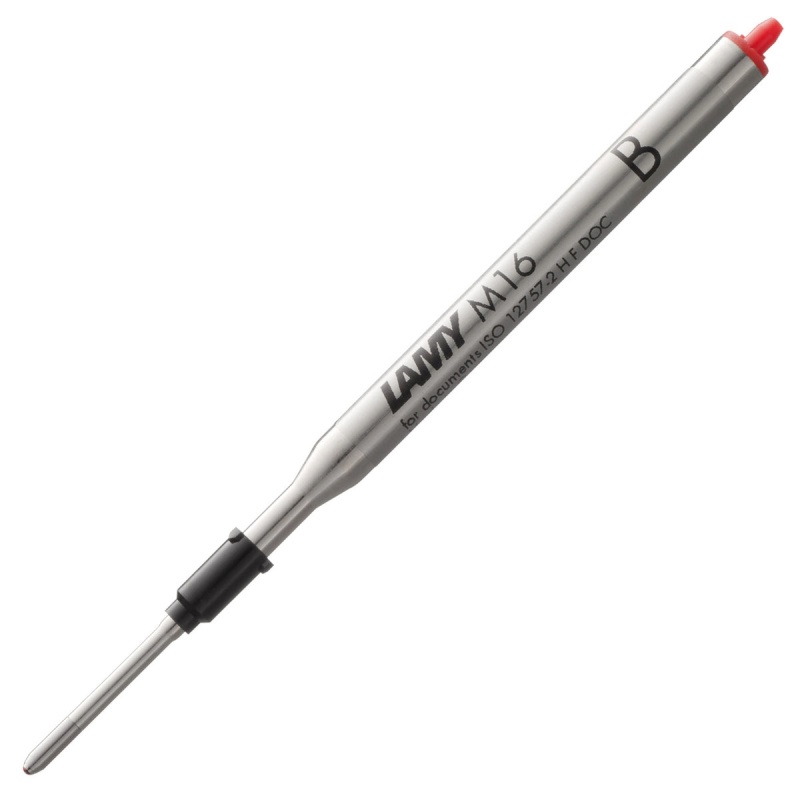 Wkład do długopisu LAMY M16, B, blister, czerwony, Długopisy, Artykuły do pisania i korygowania