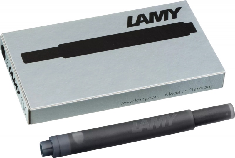 Naboje atramentowe LAMY T10, 5 szt., blister, czarny, Pi&oacute;ra, Artykuły do pisania i korygowania