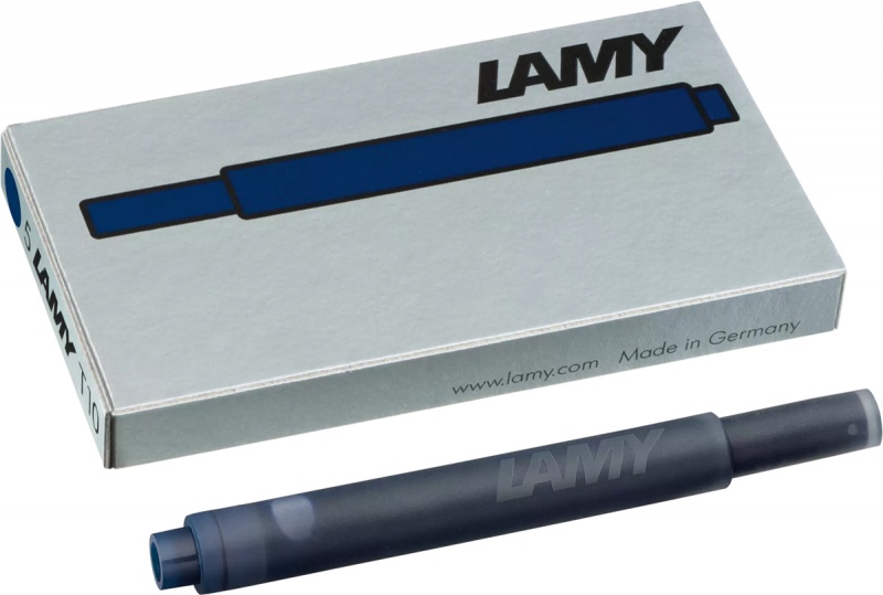 Naboje atramentowe LAMY T10, 5 szt., blister, granatowy, Pi&oacute;ra, Artykuły do pisania i korygowania