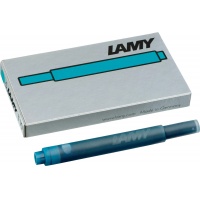 Ink cartridges LAMY T10, 5 pcs., blister, turquoise