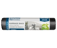 Trash bags DONAU PROFESSIONAL, durable, super strong, with tie tape, 60l, 10 pcs., black