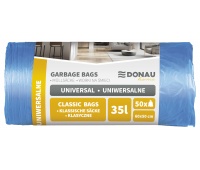 Trash bags DONAU HOME, universal, 35l, 50 pcs., blue