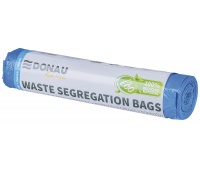 Worki do segregacji odpad&oacute;w DONAU HOME, z taśmą, papier, 120l, 10 szt., niebieskie, Worki, Artykuły higieniczne i dozowniki