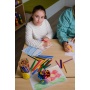 Coloured pencils JOVI, triangular, wood-free, in a tube, 84 pcs., assorted colors