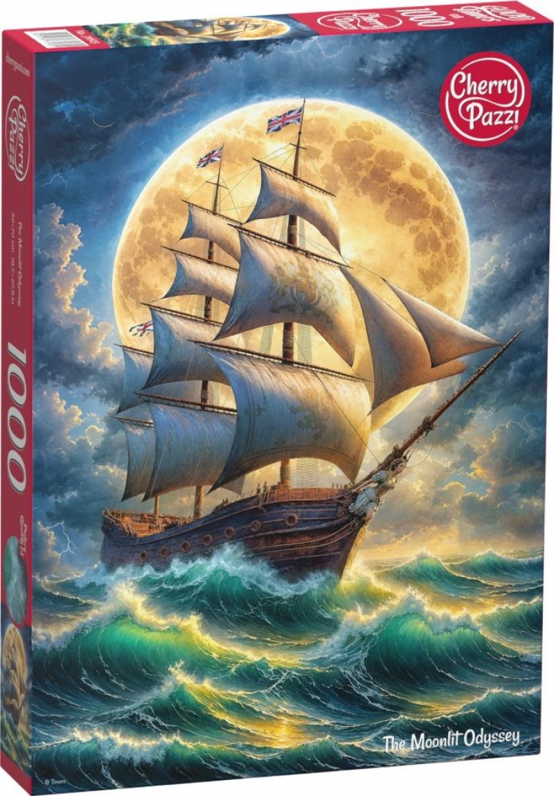 PUZZLE 1000 CHERRYPAZZI THE MOONLIT ODYSSEY 31605, 1000 element&oacute;w, Puzzle