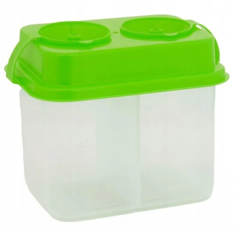Kubek niekapek na wodę do pędzli dwukomorowy 450ml, Akcesoria malarskie, Plastyka