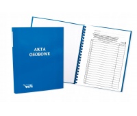 TECZKA DO AKT OSOB.ABCDE ZADR.BINDA WEW.NIEB.TO, Akta osobowe, Organizacja dokument&oacute;w