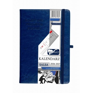 KALENDARZ PEDAGOGA SALSA A5 TYG.GRANAT.2026/27, Nauczyciela i akademickie, Kalendarze