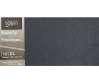 KOPERTA OZD. DL 150GR.PEARL CZARNY /10/, Koperty, Koperty i akcesoria do wysyłek
