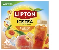 Herbata LIPTON, do parzenia na zimno, brzoskwinia, 10 torebek, Herbaty, Artykuły spożywcze
