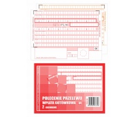 Druk Polecenie przelewu Wpłata got&oacute;wkowa EMEKO (Druk 835), A6, 1+1, 80 kartek, Papiery specjalne, Papier i etykiety