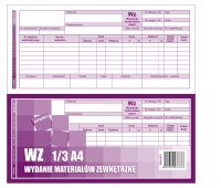 Druk WZ Wydanie materiał&oacute;w zewnętrzne EMEKO (Druk 873), 1/3 A4, wielokopia, Papiery specjalne, Papier i etykiety