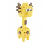 MINI WAFFLE POCKET PETS: ŻYRAFA, Klocki, Zabawki