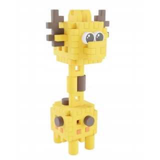 MINI WAFFLE POCKET PETS: ŻYRAFA, Klocki, Zabawki
