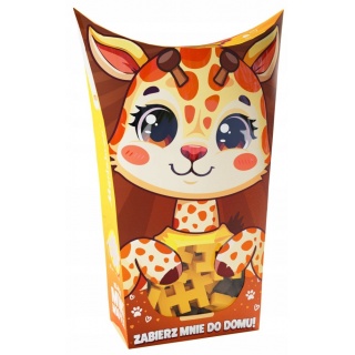 MINI WAFFLE POCKET PETS: ŻYRAFA, Klocki, Zabawki