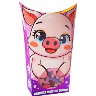 MINI WAFFLE POCKET PETS: ŚWINKA, Klocki, Zabawki