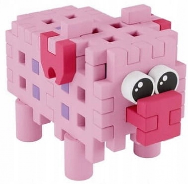 MINI WAFFLE POCKET PETS: ŚWINKA, Klocki, Zabawki
