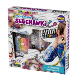 ATELIER GLAMOUR -POOPLATANE SŁUCHAWKI, Zabawki