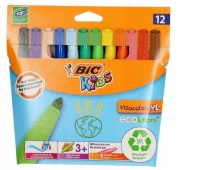 PISAKI VISACOLOR XXL 12 KOL., Flamastry, Plastyka