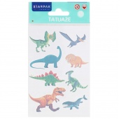 TATUAŻ DINOZAURY1 100x190, Naklejki, Art. kreatywne