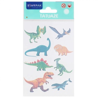 TATUAŻ DINOZAURY1 100x190, Naklejki, Art. kreatywne