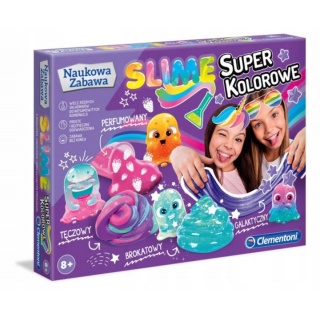 SUPER KOLOROWE SLIME !!, Gluty, gniotki, Zabawki