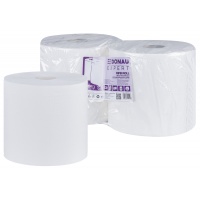 Wiper roll DONAU EXPERT, 2 layers, 650 sheets, 2 pcs, white