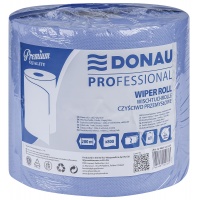 Wiper roll DONAU PROFESSIONAL, 2 layers, 800 sheets, blue