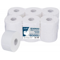 Papier toaletowy celulozowy DONAU PROFESSIONAL, 2-warstwowy, 315 listk&oacute;w, 12szt., biały