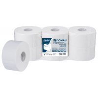 Cellulose toilet paper DONAU PROFESSIONAL Jumbo, 2 layers, 750 sheets, 6 pcs, white