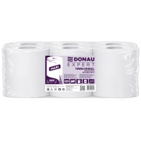Cellulose paper towel roll DONAU EXPERT Maxi, 2 layers, 500 sheets, 6 pcs, white