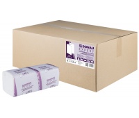 Cellulose ZZ folded towels DONAU EXPERT, 1 layer, 3800 sheets, 20 pcs, white