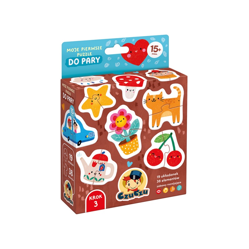 PUZZLE DO PARY MIX CZU PUD, Dla malucha, Puzzle