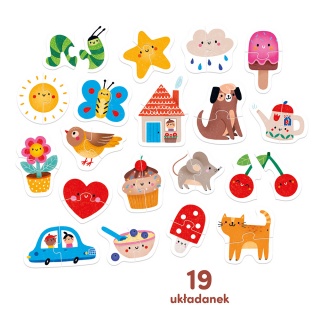 PUZZLE DO PARY MIX CZU PUD, Dla malucha, Puzzle