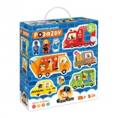 PUZZLE PIERWSZE PUZZLE POJAZDY 2+ CZU PUD