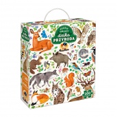 -PUZZLE ODKRYWCY DZIKA PRZYRODA