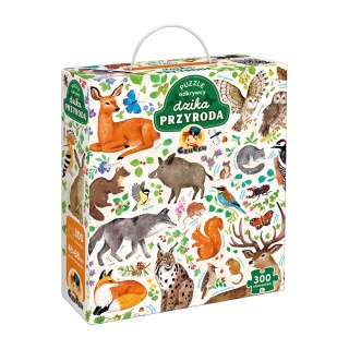 -PUZZLE ODKRYWCY DZIKA PRZYRODA, Dla malucha, Puzzle