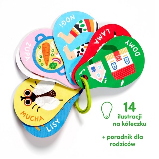 KSIAZECZKA EDUK MOJE PIERWSZE SLOWA 12M CZU, Edukacyjne, Książeczki