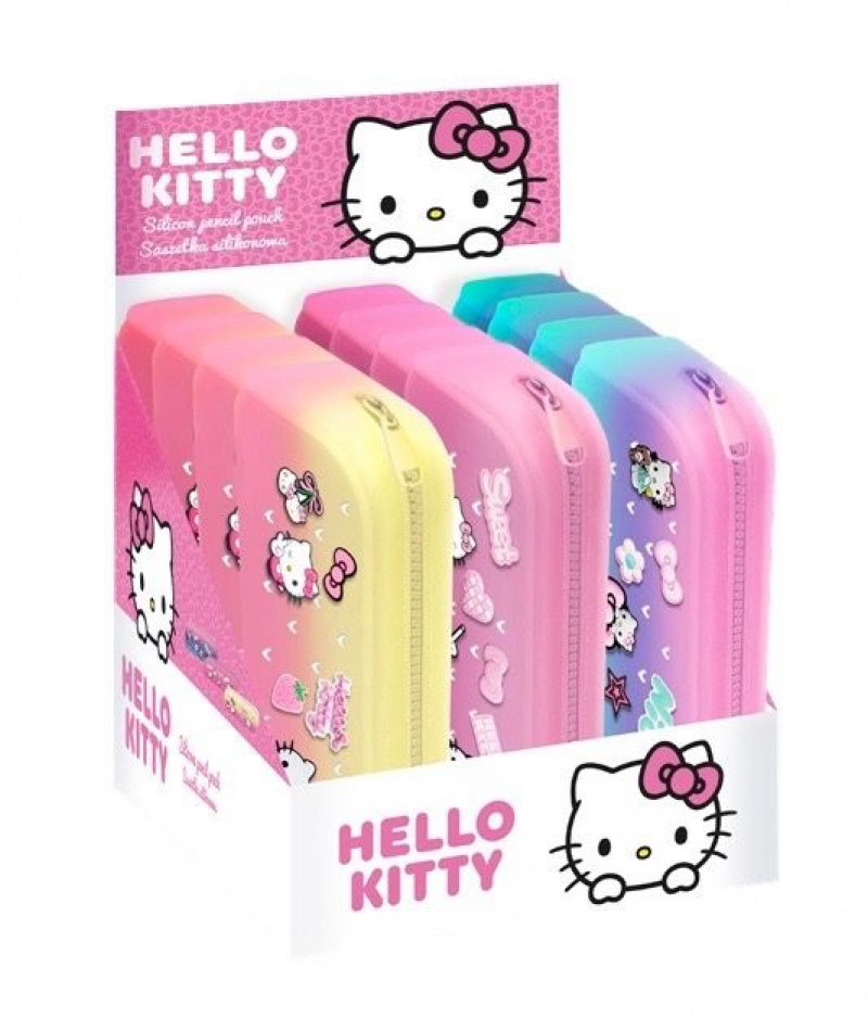 SASZETKA SILIKONOWA PINK 1 HELLO KITTY, Saszetki, Tekstylia