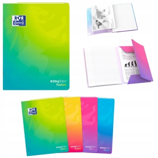 ZESZYT 3W1 OXFORD EASYBOOK FUSION A5/60K KRATKA, Zeszyty, Zeszyty i bloki