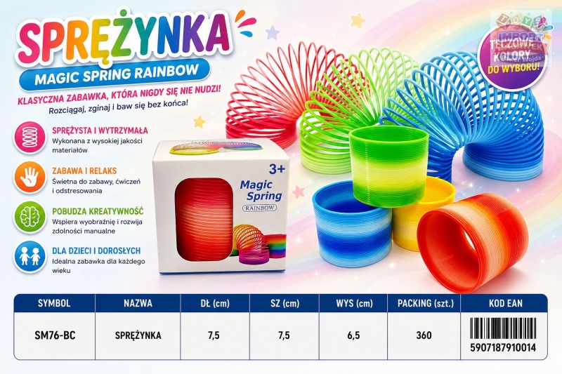 SPRĘŻYNKA SM76-BC IMP, Zabawki