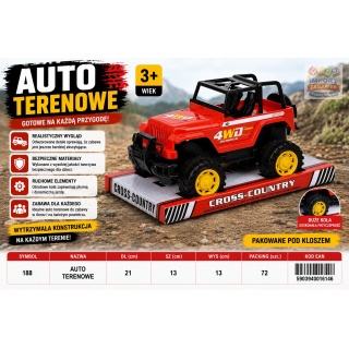 AUTO TERENOWE 188 IMP, Pojazdy, Zabawki