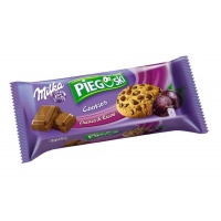 Cookies Pieguski MILKA, 135 g, chocolate with raisins, Cookies, Groceries