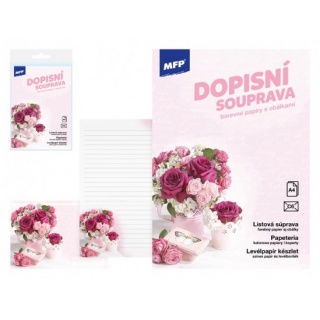 Papeteria LUX 5+10 (Kwiaty), Papiery specjalne, Papier