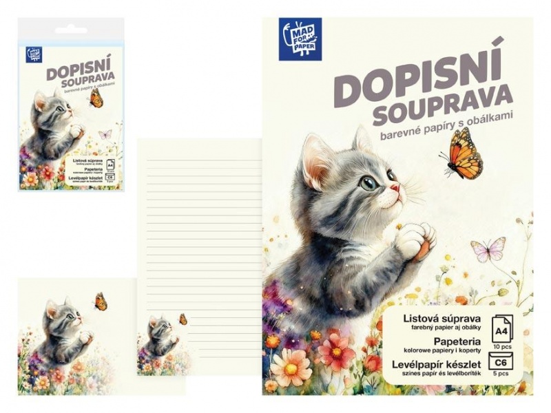 Papeteria LUX 5+10 (Kot), Papiery specjalne, Papier